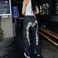 Vintage Wide Leg Jeans for Women, Medium High Waist Retro Style, Comfortable Flared Jeans for Everyday Wear-3