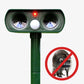 Ultrasonic Raccoon Repeller Motion Fall Pest Control
