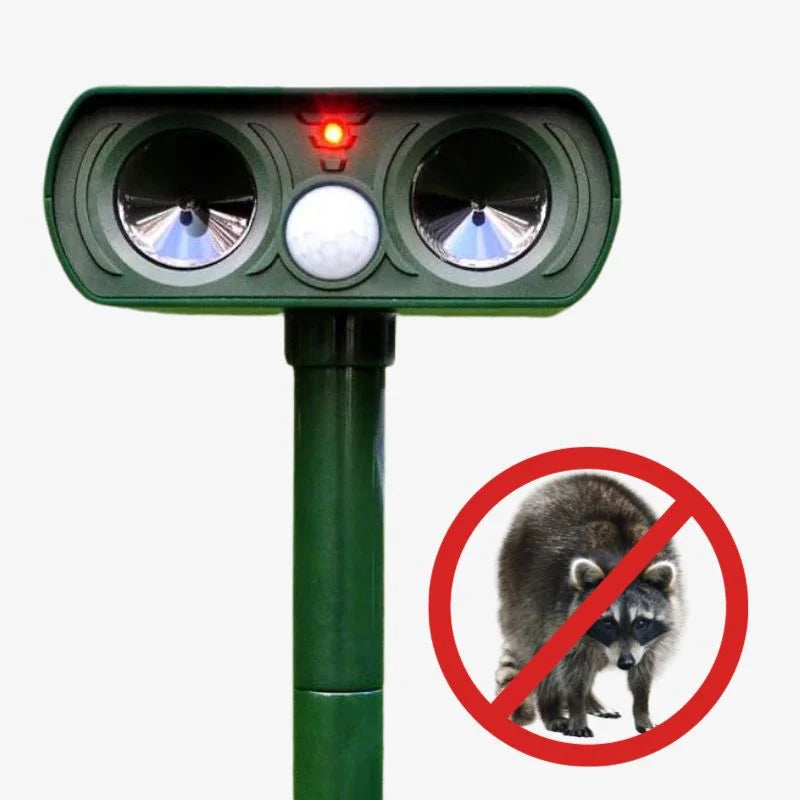 Ultrasonic Raccoon Repeller Motion Fall Pest Control