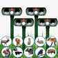 Solar Ultrasonic Pest Repeller Long Range Outdoor Garden