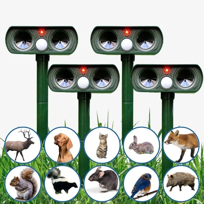 Ultrasonic Raccoon Repeller Motion Fall Pest Control