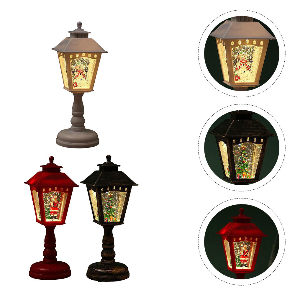 Christmas Illuminated Night Light Table Lamps - Santa, Snowman & Tree Decorations