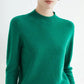 Plush Timeless Women’s Pullover - Mock Neck, Wool, Work