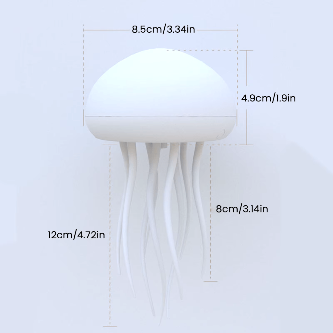 Color-Changing RGB Voice-Activated Night Light – LED Jellyfish Lamp