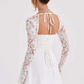 Elegant Lace Mini Dress for Women with Cut-Out Bust, Flattering Fit, Perfect for Summer and Cocktail Events-5
