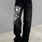 Women's Baggy Low Rise Jeans, Y2K Vintage Denim with Comfortable Fit, Casual Style, Multiple Washes Available-4