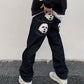 High-Waisted Baggy Jeans for Women, Relaxed Fit Y2K Denim, Casual Wide Leg Design in Light Blue, Dark Blue, Black-5