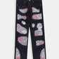 Unique Bandana Patchwork Jeans for Men and Women, Various Fits in Classic Blue Denim and Bold Black Wash-2