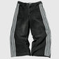 Wide Leg Jeans with Embroidered Cross Design, Unisex Y2K Style, Comfortable Baggy Fit, Sizes S to 3XL-1