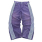 Wide Leg Jeans with Embroidered Cross Design, Unisex Y2K Style, Comfortable Baggy Fit, Sizes S to 3XL-5