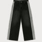 Wide Leg Jeans with Embroidered Cross Design, Unisex Y2K Style, Comfortable Baggy Fit, Sizes S to 3XL-2