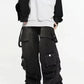 Black Denim Jeans with Fitted Cut for Gothic Style and Flattering Fit, Comfortable Casual Wear-3