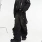 Black Denim Jeans with Fitted Cut for Gothic Style and Flattering Fit, Comfortable Casual Wear-5