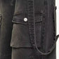 Black Denim Jeans with Fitted Cut for Gothic Style and Flattering Fit, Comfortable Casual Wear-6