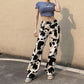 Unique Cow Print Denim Jeans for Women, Comfortable High-Quality Casual Fit, Available in Skinny, Relaxed, and Straight Leg Styles-3