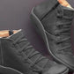 Supportive Timeless Leather Ankle Boots - Lace Up, Casual