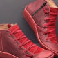 Supportive Timeless Leather Ankle Boots - Lace Up, Casual