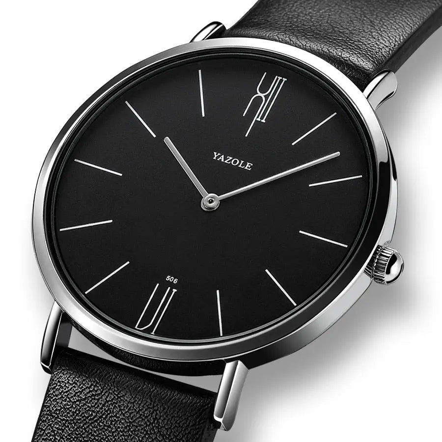 Klassische und elegante Herren Armbanduhr – Old Money Stil, Edelstahl, für besondere Anlässe 5