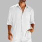 Variant image for Smart-Casual Men's Shirt in Breathable Cotton, Lightweight Fabric, Casual Cut, Versatile for Office and Outings-25