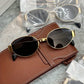 Leichte Damen Sonnenbrille – ovale Metallrahmen, UV400 Schutz, für den Alltag 3