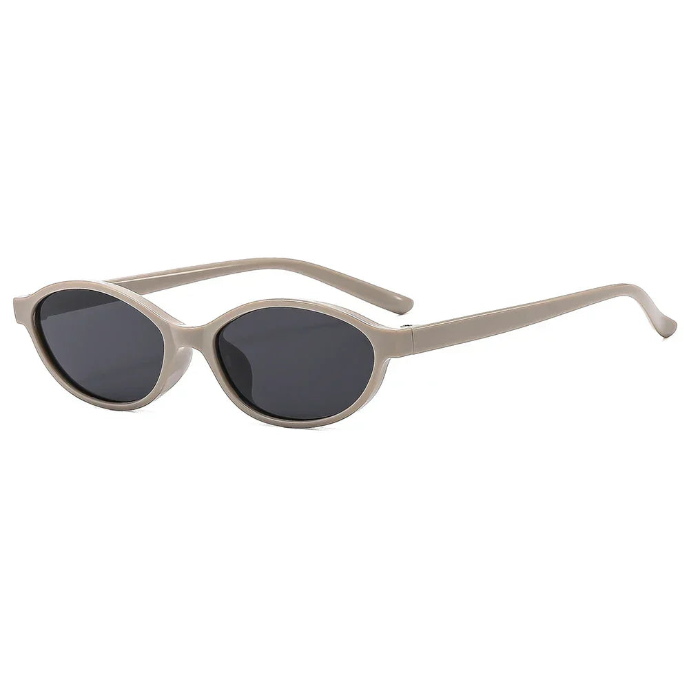 Leichte Damen Sonnenbrille – retro ovales Design, hochwertiges Material, für den Alltag 8