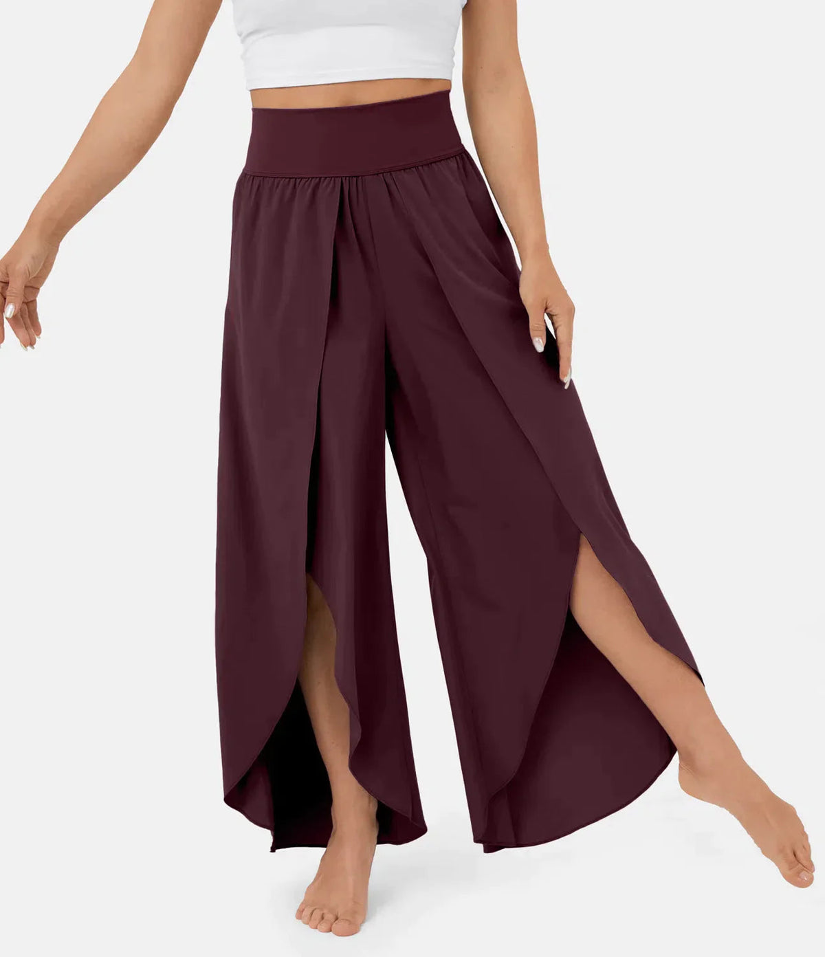 Leichte & fließende Damen Stoffhose – luftige Silhouette, atmungsaktives Material, für den Sommer 10