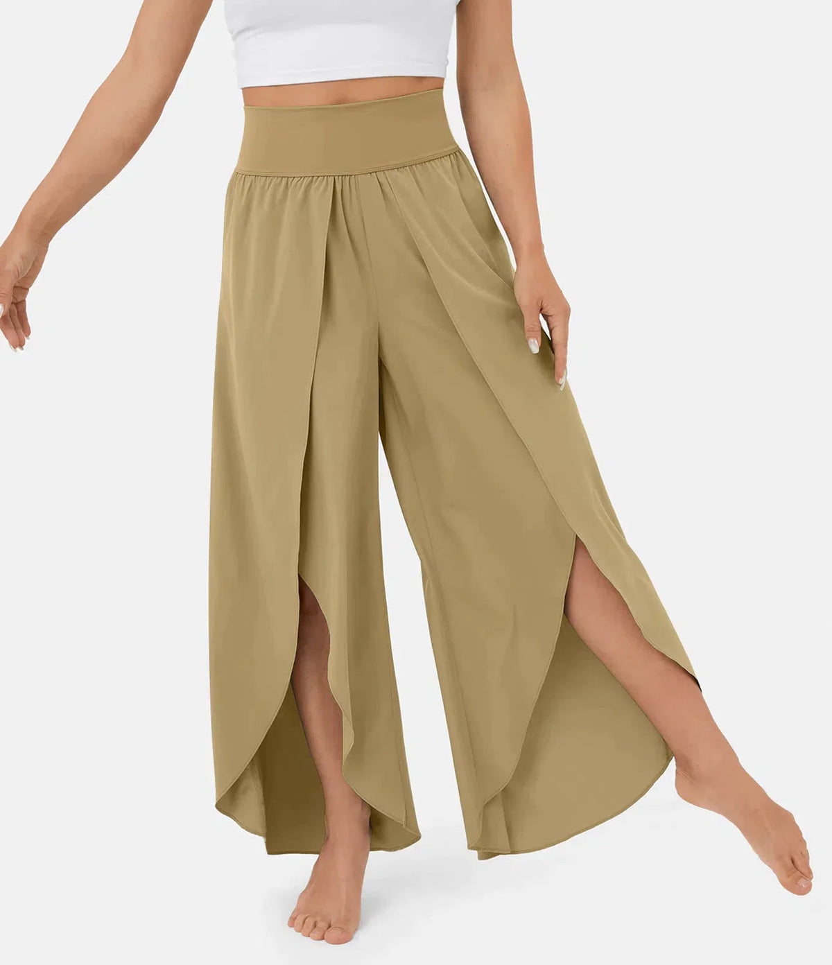 Leichte & fließende Damen Stoffhose – luftige Silhouette, atmungsaktives Material, für den Sommer 7