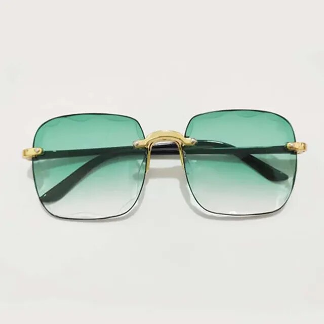Leichte damen Sonnenbrille – randloses Design, UV400-Schutz, ideal für den Sommer 6