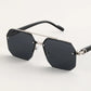 Leichte geometrische Herren Sonnenbrille – minimalistisches Design, Kunststoff, für jeden Anlass 1