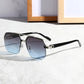 Leichte geometrische Herren Sonnenbrille – minimalistisches Design, Kunststoff, für jeden Anlass 4
