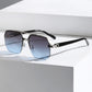Leichte geometrische Herren Sonnenbrille – minimalistisches Design, Kunststoff, für jeden Anlass 5