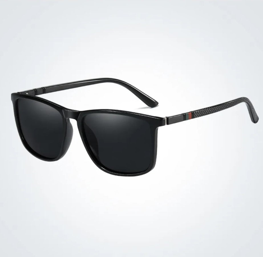 Leichte polarisierte Sonnenbrille für Herren – klassisches quadratisches Design, Kunststoff-Metall, für Sommer 2025 1