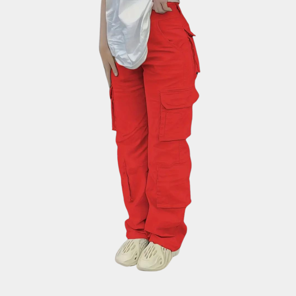 Leichte und bequeme Damenstoffhose – luftiges Design, strapazierfähiges Material, ideal für den Sommer 3