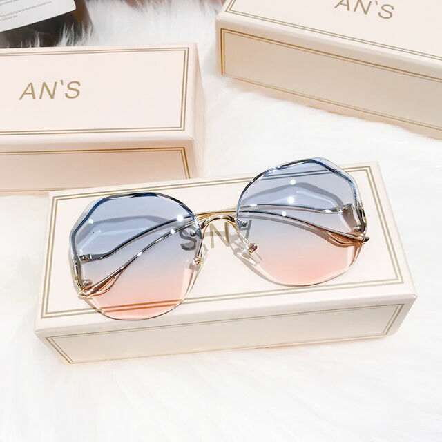 Leichtgewichtige Damen Sonnenbrille – randloses Design, Metall, für Sommer 2025 4