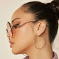 Leichtgewichtige Damen Sonnenbrille – randloses Design, Metall, für Sommer 2025 7