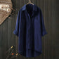 Elegant Loose Fit Button Down Shirt for Women - Trendy Blouse for Work and Casual Wear
