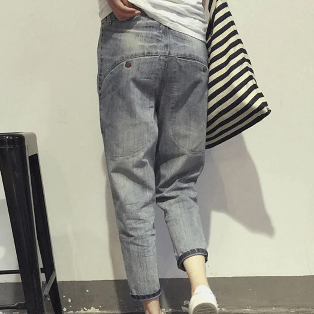 Comfortable Women's Jeans for Summer, Casual Denim Pants, Versatile Fit, Easy Care, Ideal for Daily Wear-3