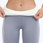 Women's Fleece Lined Leggings, Thermal Soft and Breathable Winter Leggings in Black, Gray, Navy - Comfortable Fit for Layering-2