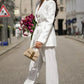 Lightweight women's blazer set – tailored blazer & pants, high-quality fabric, for formal events 5
