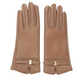 Water-Resistant Women’s Gloves - Slim Faux Leather, Lined