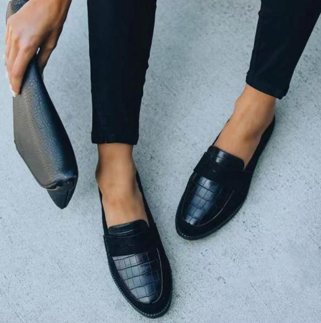 Women's Stylish Loafers with Padded Insoles, Slip-On Design, Comfortable Fit for Spring and Summer-2