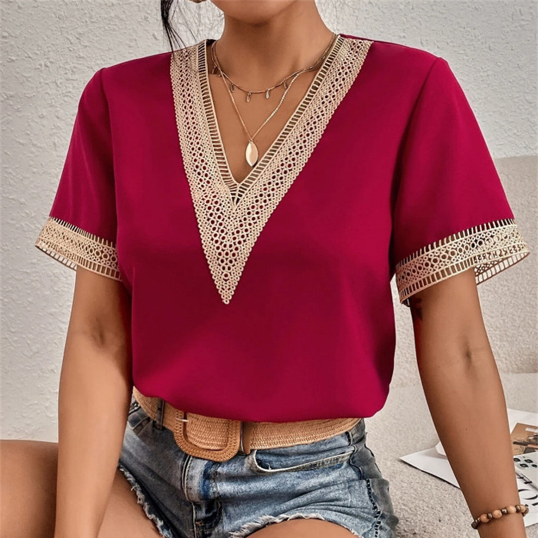 Luftiges Damen T-Shirt – lockerer Schnitt, atmungsaktives Polyester, für Sommeraktivitäten 5