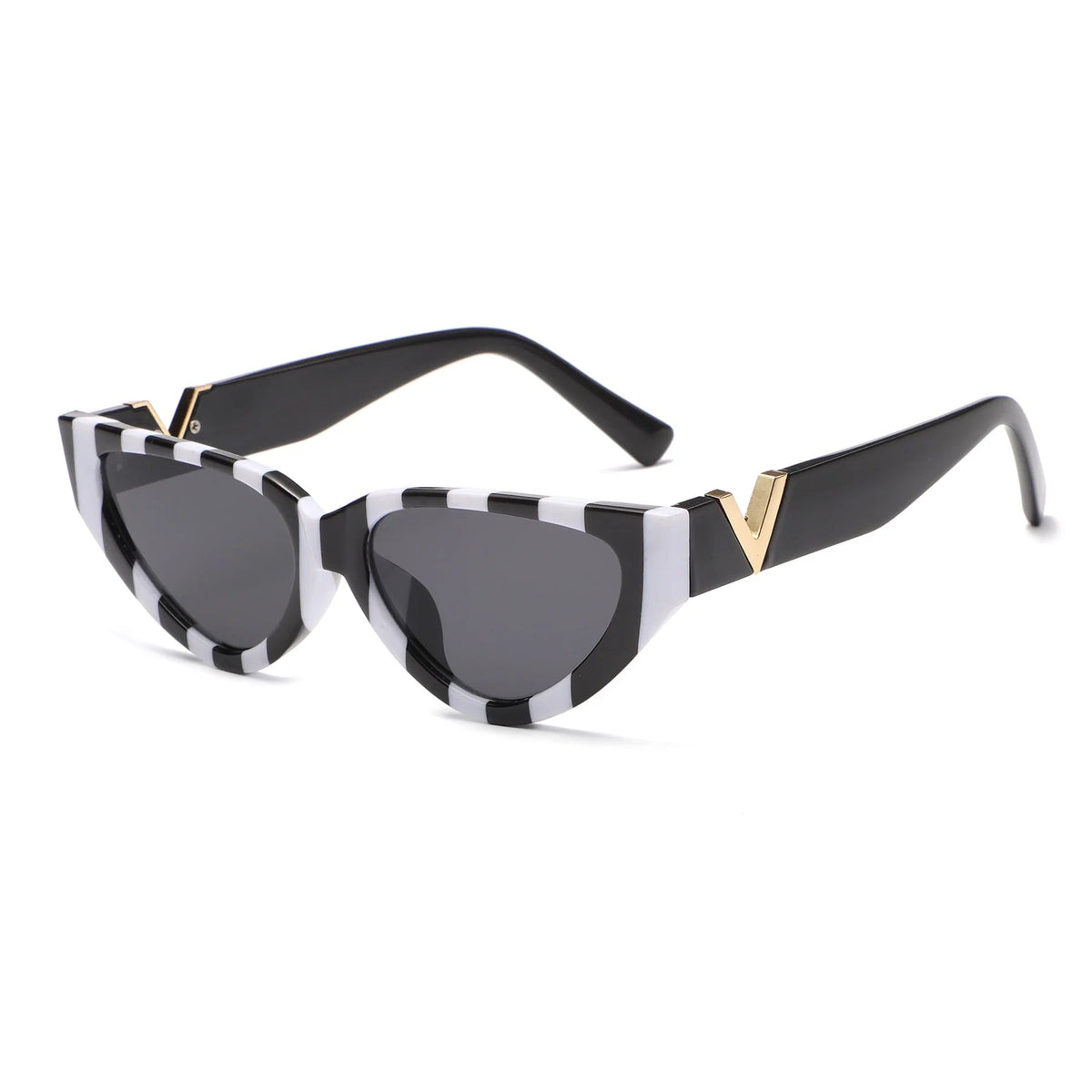 Luxuriöse Damen Katzenaugen-Sonnenbrille – Vintage-Design, Kunststoff, für den Sommer 1