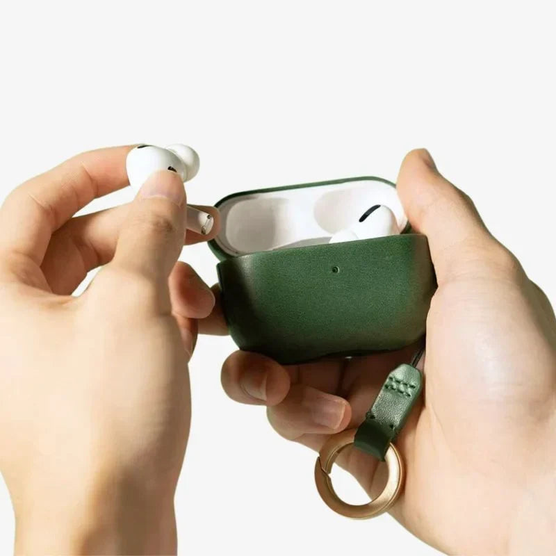 AirPods Case Genuine Leather Protective Deluxe Sleeve