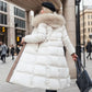Women’s Insulating Puffer Coat - Quilted, Fur Trimmed