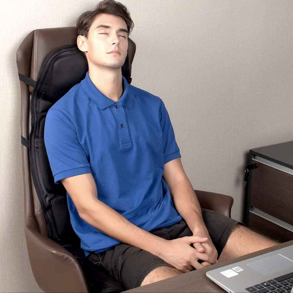 Massage Chair Pad With Heat And 8 Modes For Car Household