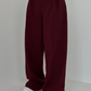 Variant image for High-Waisted Wide-Leg Trousers in Dark Blue, Soft and Comfortable Palazzo Pants for Effortless Style-11