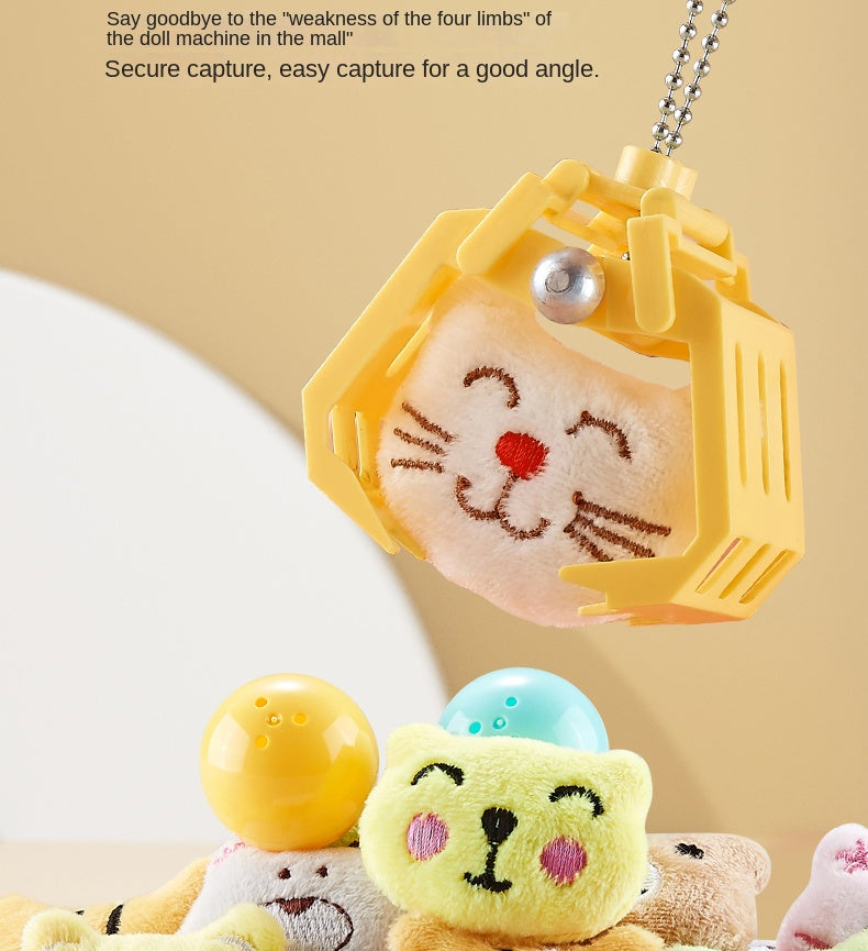 Claw Mini Crane Toy Machine for Kids - Coin Operated Plush Grabber Game with Lights & Music