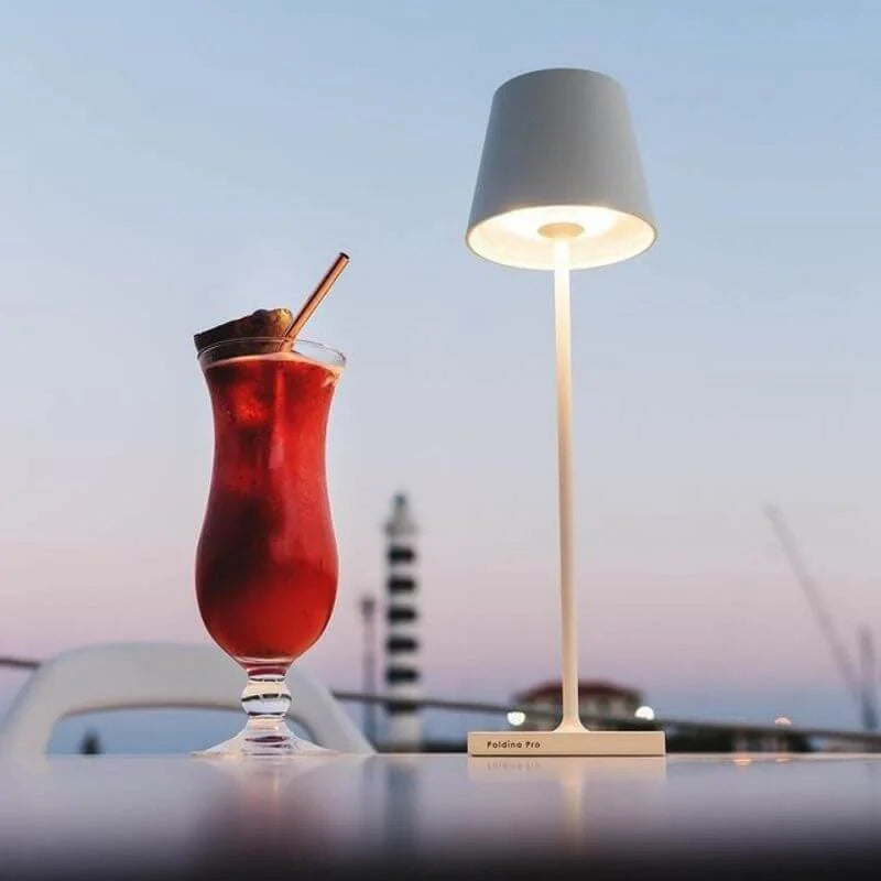 Touch-Control Battery-Powered LED Lamp - 10 Colors, Water-Resistant for Indoor and Outdoor Use