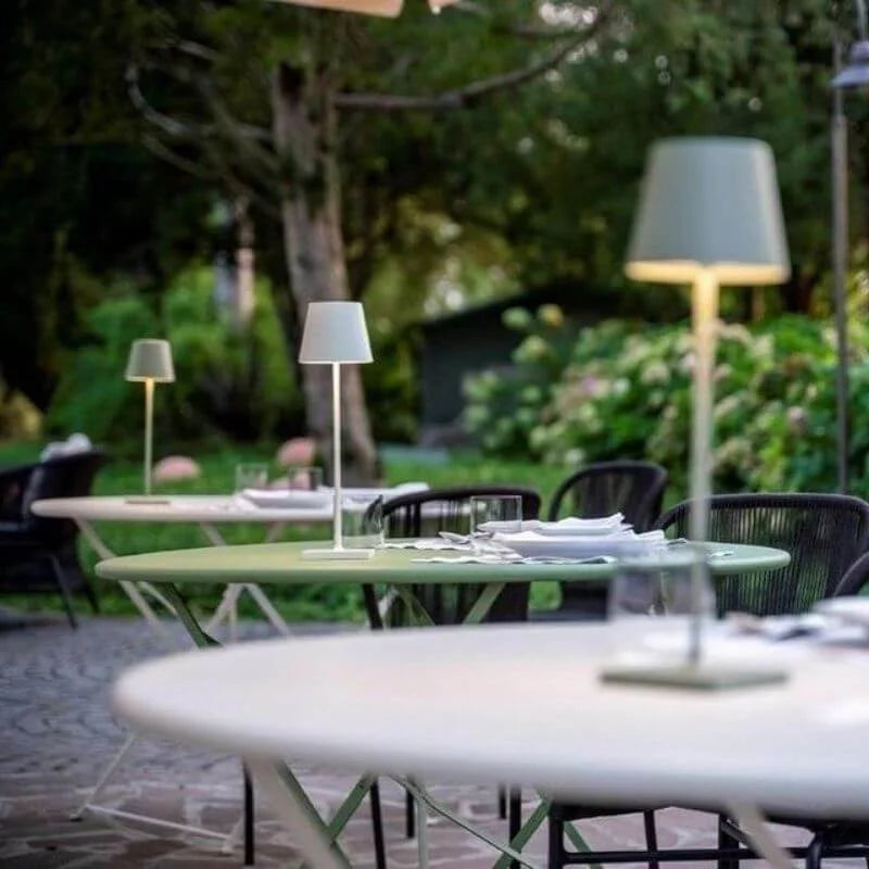 Touch-Control Battery-Powered LED Lamp - 10 Colors, Water-Resistant for Indoor and Outdoor Use